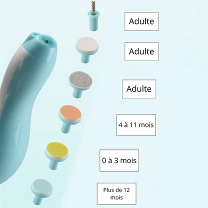 Coupe-ongle électrique pour bébé